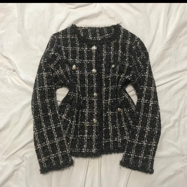 커스텀에이블 트위드 자켓