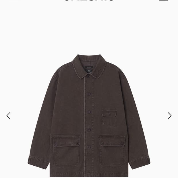 오헤시오 26ss 코튼 워크자켓 퍼플색상