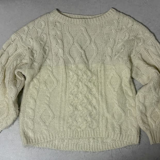 여성용 빈티지 니트