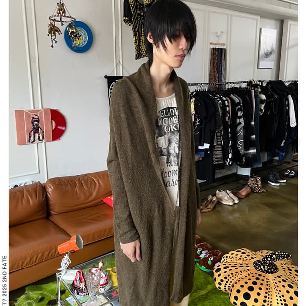 niko and . . . Mohair Knit Long Cardigan