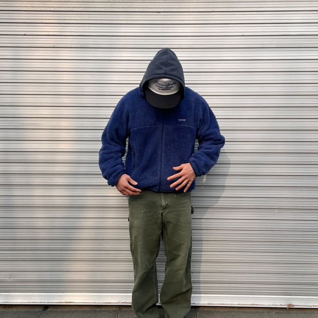 90s Patagonia  Retro-X Pile P.E.F Navy