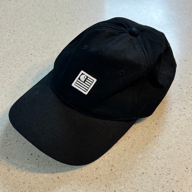 칼하트 빈티지 캡 모자 블랙