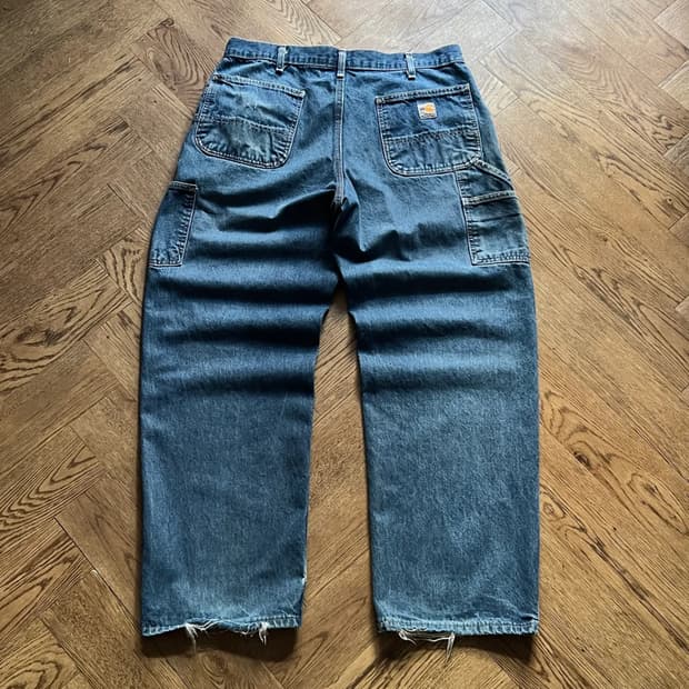 [36]칼하트FR USA 빈티지 워싱 싱글니 카펜터 워크 데님 팬츠