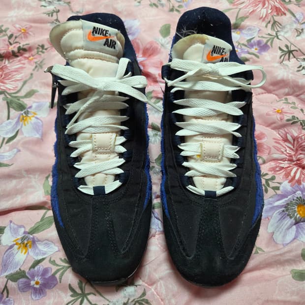 나이키 운동화 블랙/블루 스웨이드265