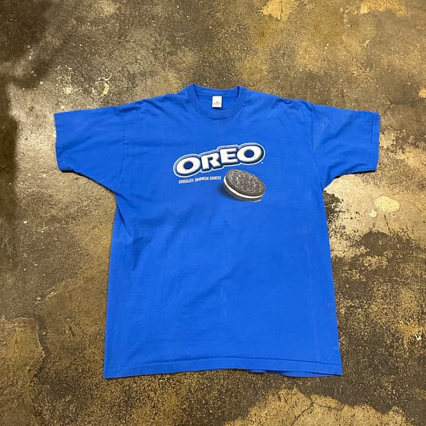 빈티지 90s 오레오 프로모션 티셔츠
