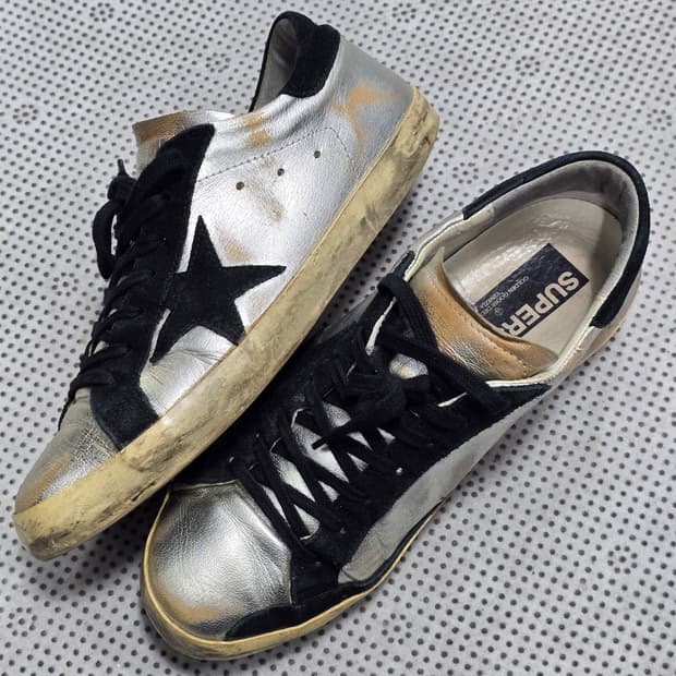 골든구스 슈퍼스타 실버블랙 스니커즈 42사이즈