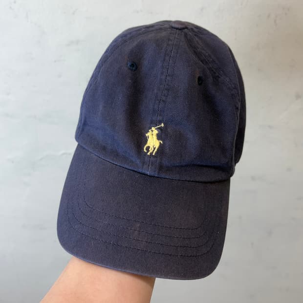 폴로랄프로렌 빈티지 네이비 볼캡