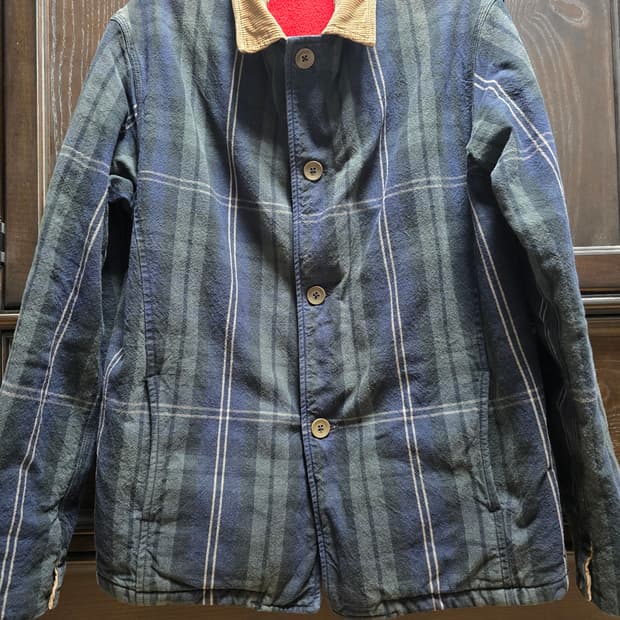 45R 45RPM 체크 워크 자켓 5(105)사이즈입니다.