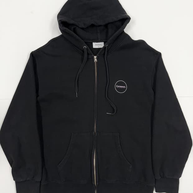 커버낫 어센틱로고 풀집업 후디