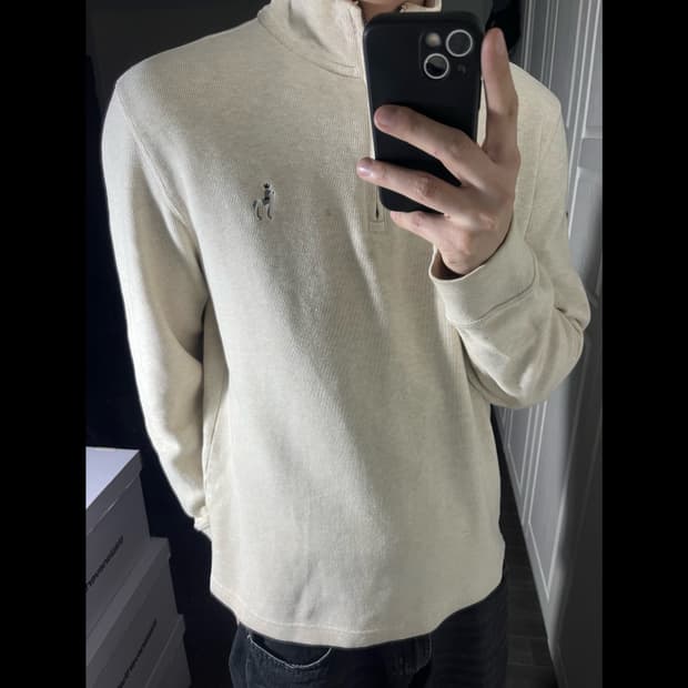 [105] HAZZYS 해지스 반집업 니트