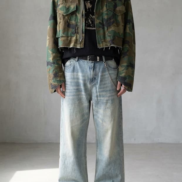 StandAlone M65 Military Cropped Jacket