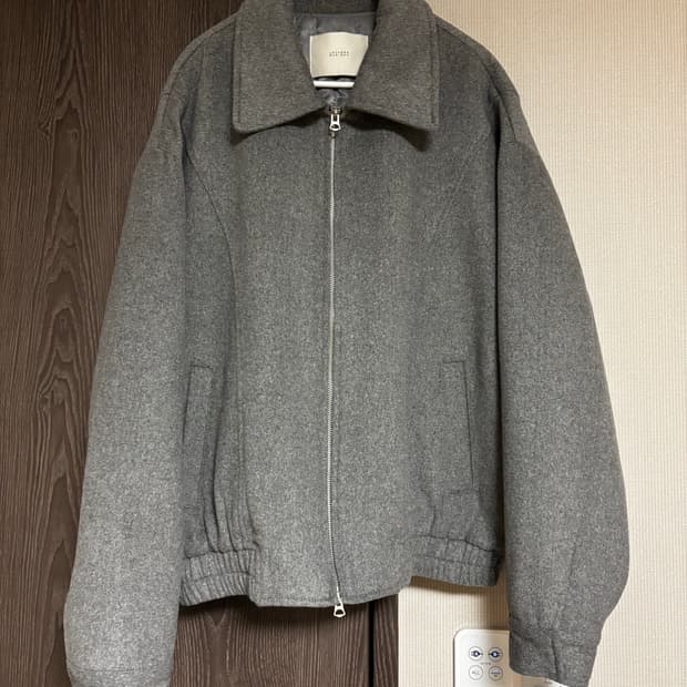 라퍼지스토어 울 블루종 자켓 그레이 L 105