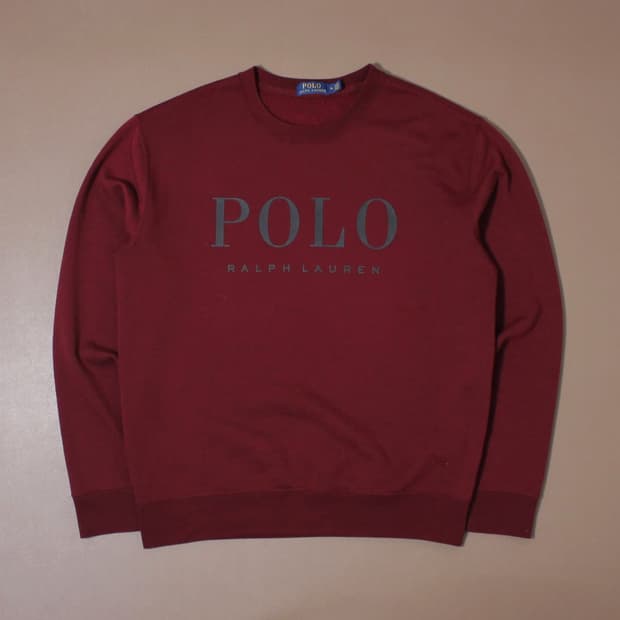 Polo 폴로 랄프로렌 버건디 맨투맨