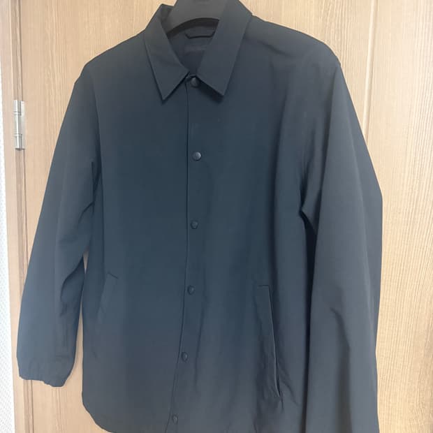 유니클로 블랙 코치 자켓 L