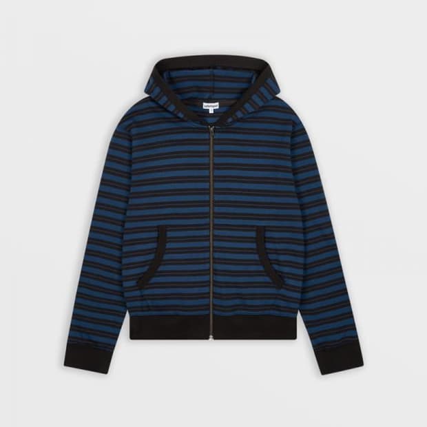 사파리스팟 스트라이프 후드집업 네이비 [1]