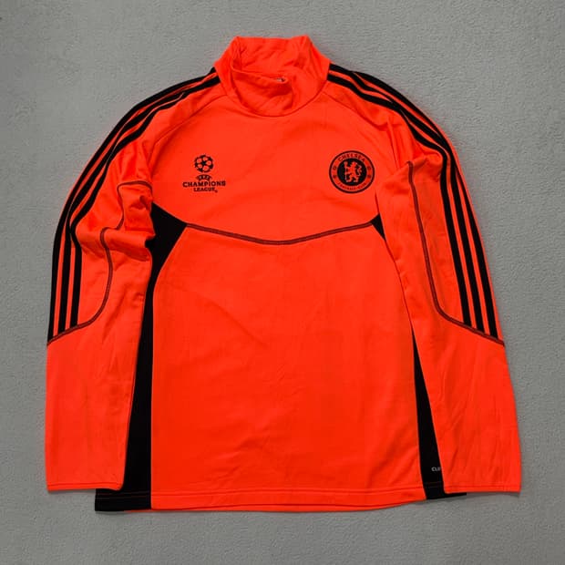 아디다스 챔스 첼시 트레이닝탑 웜업 축구 유니폼 져지 110