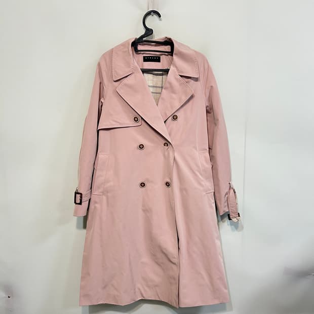 시슬리 핑크 트렌치코트 95 