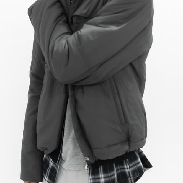 폴리테루 하이커자켓 다크머드 3사이즈