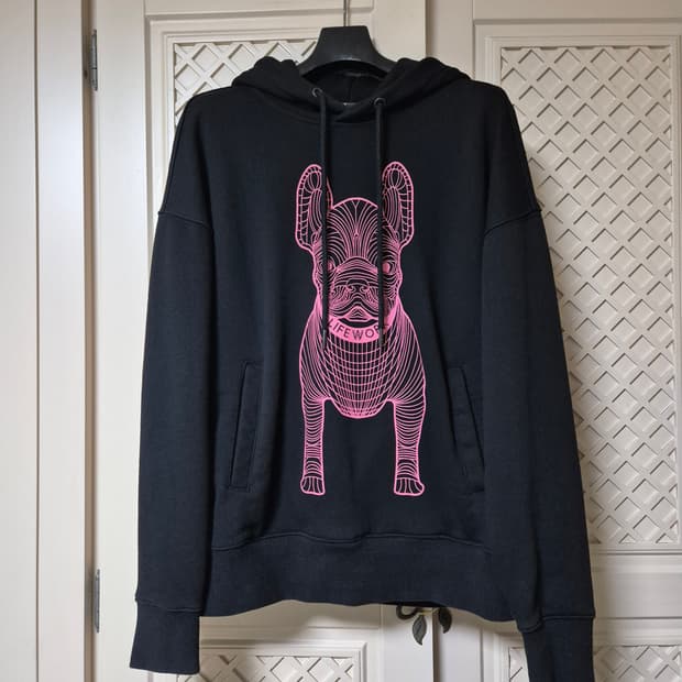 라이프워크 빅로고 후드티