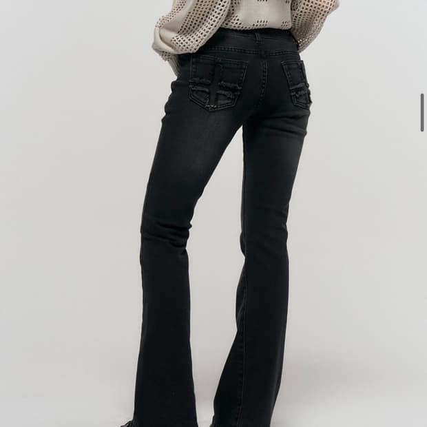 [정가 13.8] 스키즘인듀싱 CROSS BACK FLARE BLACK