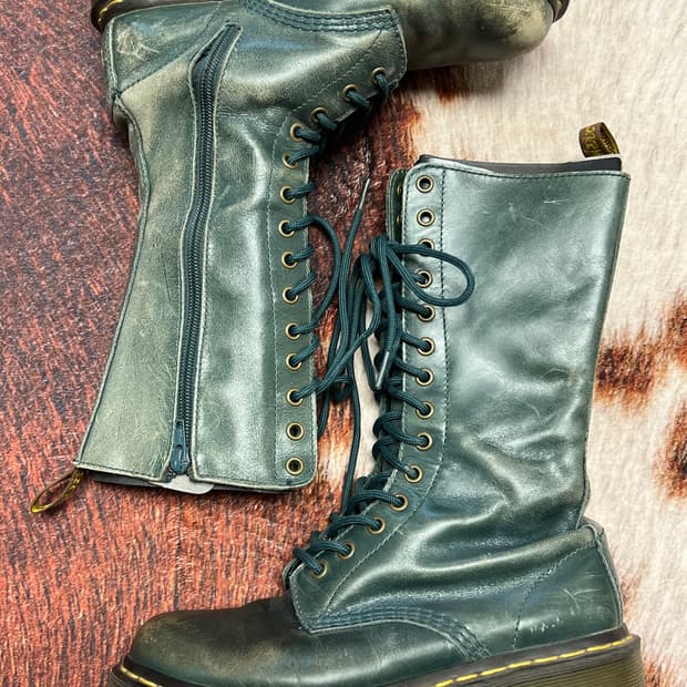 [240] 닥터마틴 빈티지 11820 그린 14홀 부츠 38