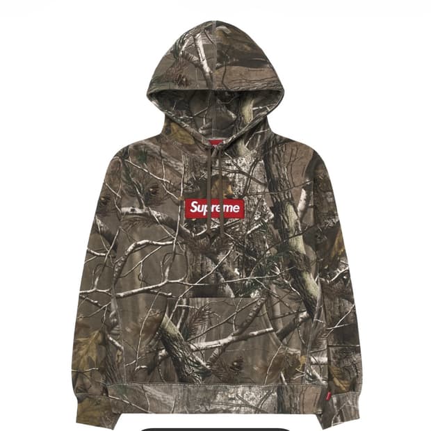 슈프림 박스로고 리얼트리 카모 L