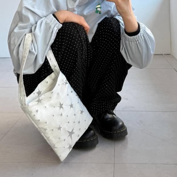 Pesto mini bag silver star