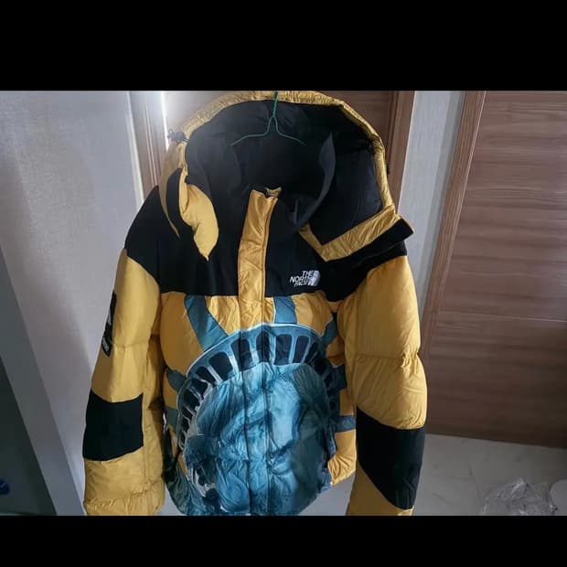 슈프림x노스페이스 자유의여신 XL