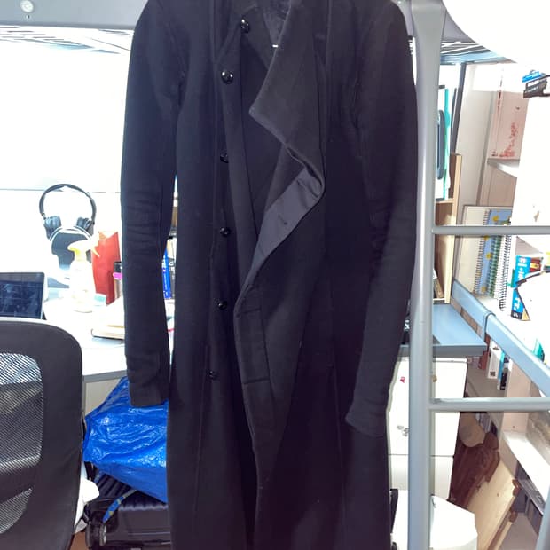 릭오웬스 캐시미어 랩코트