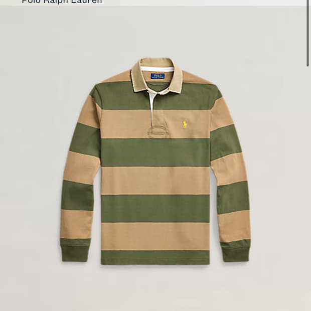 [L, 105] 폴로 25시즌 럭비티 카키/올리브 클래식핏