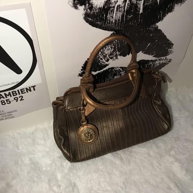anni klein brown vintage bag
