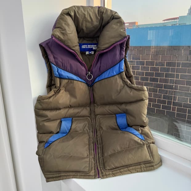 준야와타나베 / 꼼데가르송 패딩 조끼 