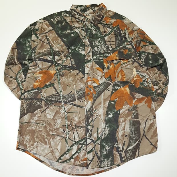 CL886 L 아웃피터스릿지 00s 리얼트리 카모 셔츠 남방