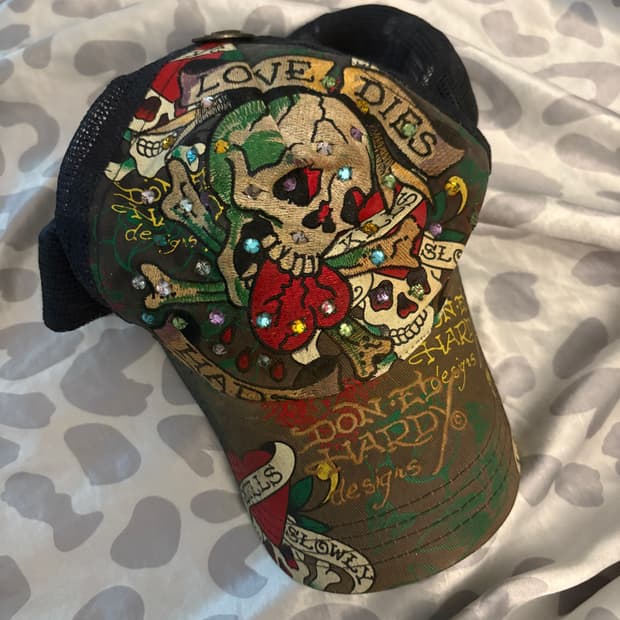 에드하디 메쉬 볼캡 모자 갸루