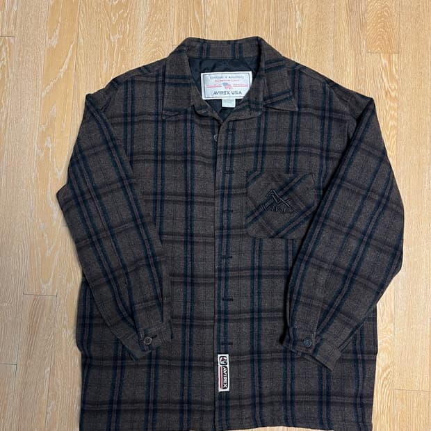 아비렉스 패디드 울 셔츠