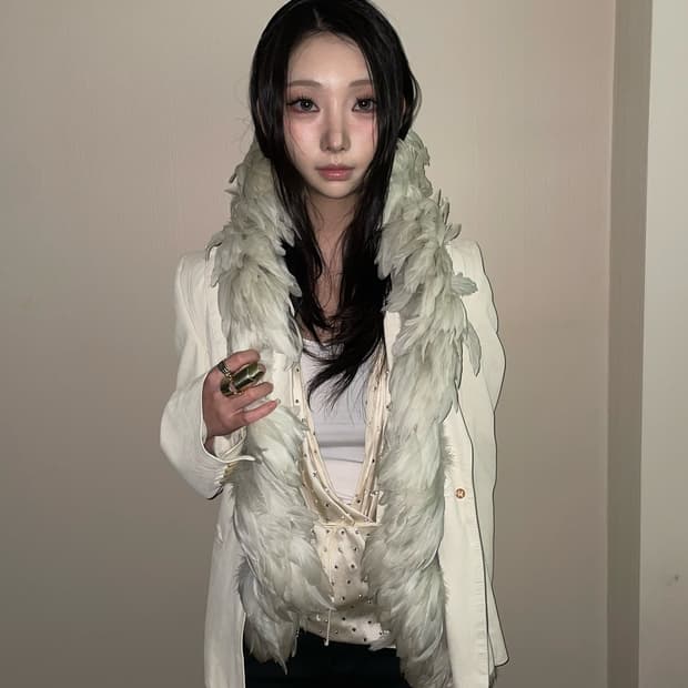 앤드뮐미스터  스웨이드 블레이저