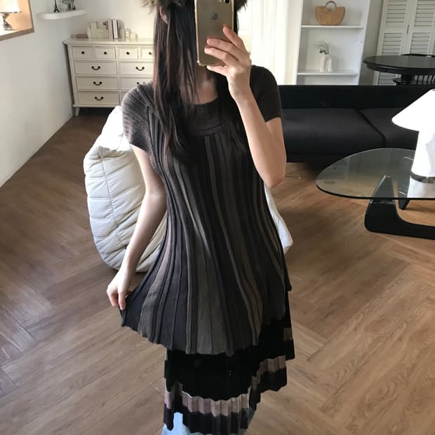 vintage knit one-piece