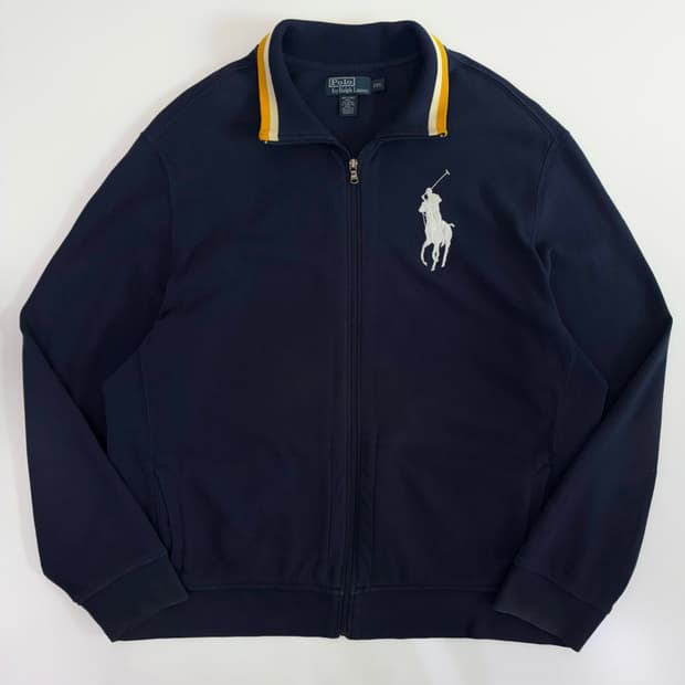 Polo  폴로 랄프로렌 빅포니 자수 코튼 집업 자켓