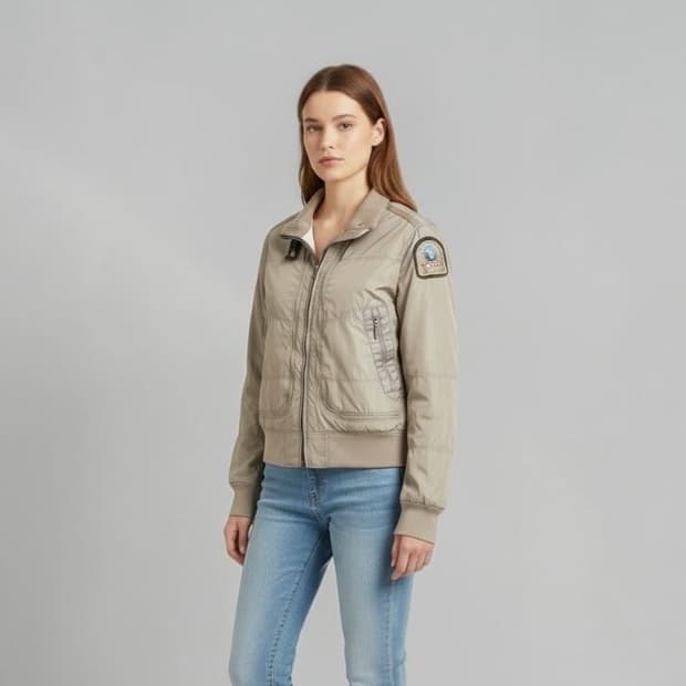 S/ 파라점퍼스 사이드패치 나일론 바람막이 자켓