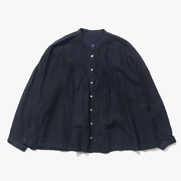 NEST ROBE - LINEN PIN TUCK SHIRT