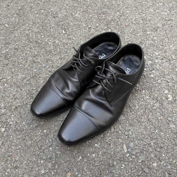 프라다 클래식 더비슈즈