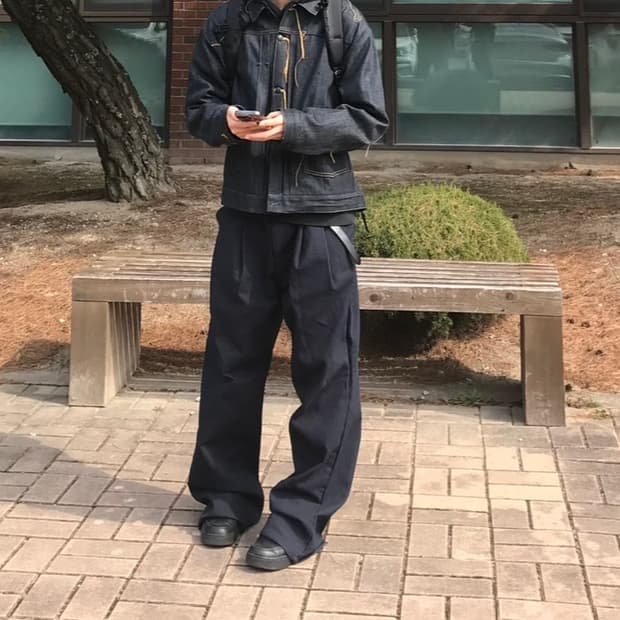 Needles 니들스 디테일 청자켓 데님자켓 m