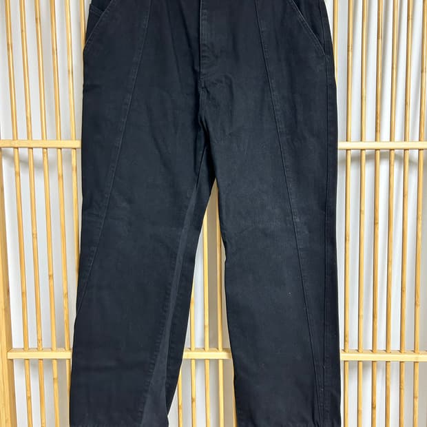 엑슬림 ep.2 밑단 디테일 코튼팬츠 