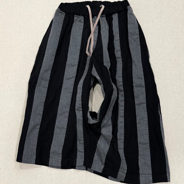 꼼데가르송 꼼꼼 14ss 와이드 도넛 스커트 팬츠