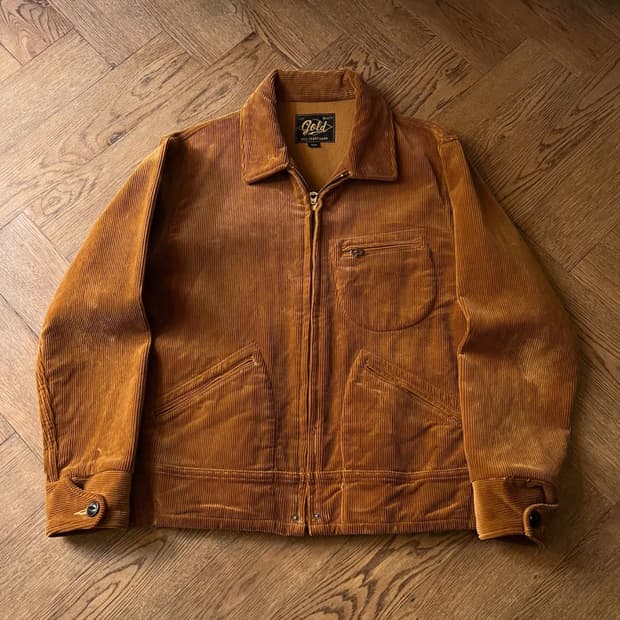 [S]토요엔터프라이즈 GOLD 브라운 코듀로이 스포츠 자켓