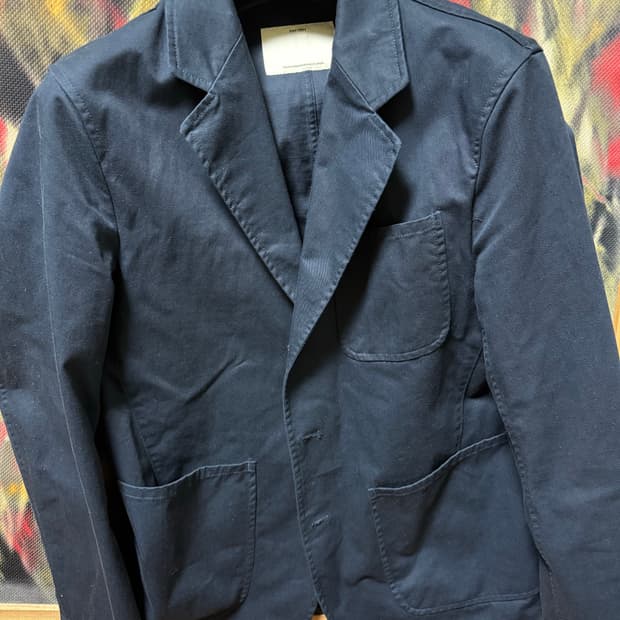 포터리 자켓 코튼 블레이져 1사이즈