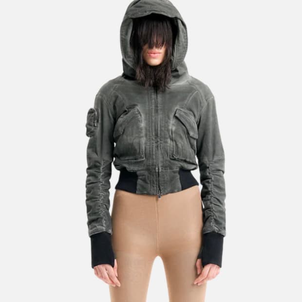 새상품) 로딩룸 Padded Bomber Jacket Khaki 카키자켓