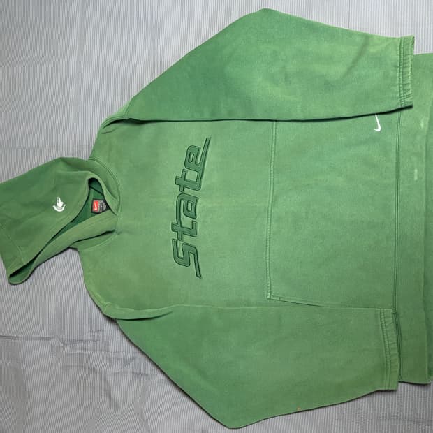 빈티지 나이키 후드티 그린 L사이즈
