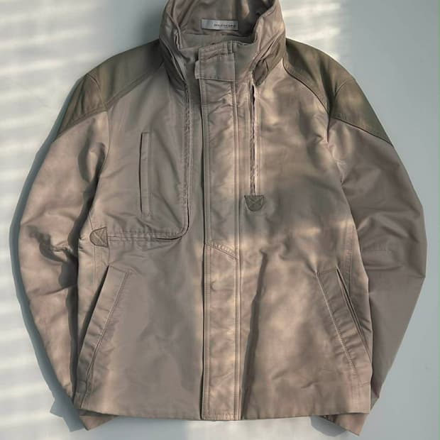 [100] 솔리드옴므 램스킨 멀티포켓 테크웨어 집업 자켓