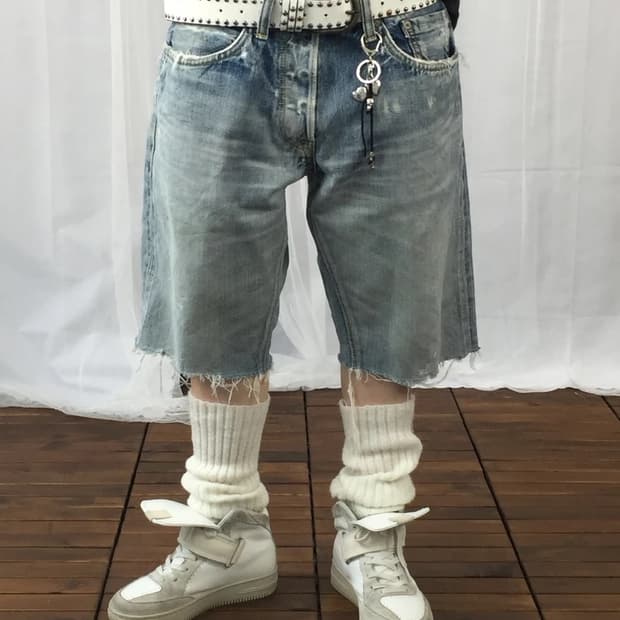 EDWIN 505 Cut-Off Denim Shorts